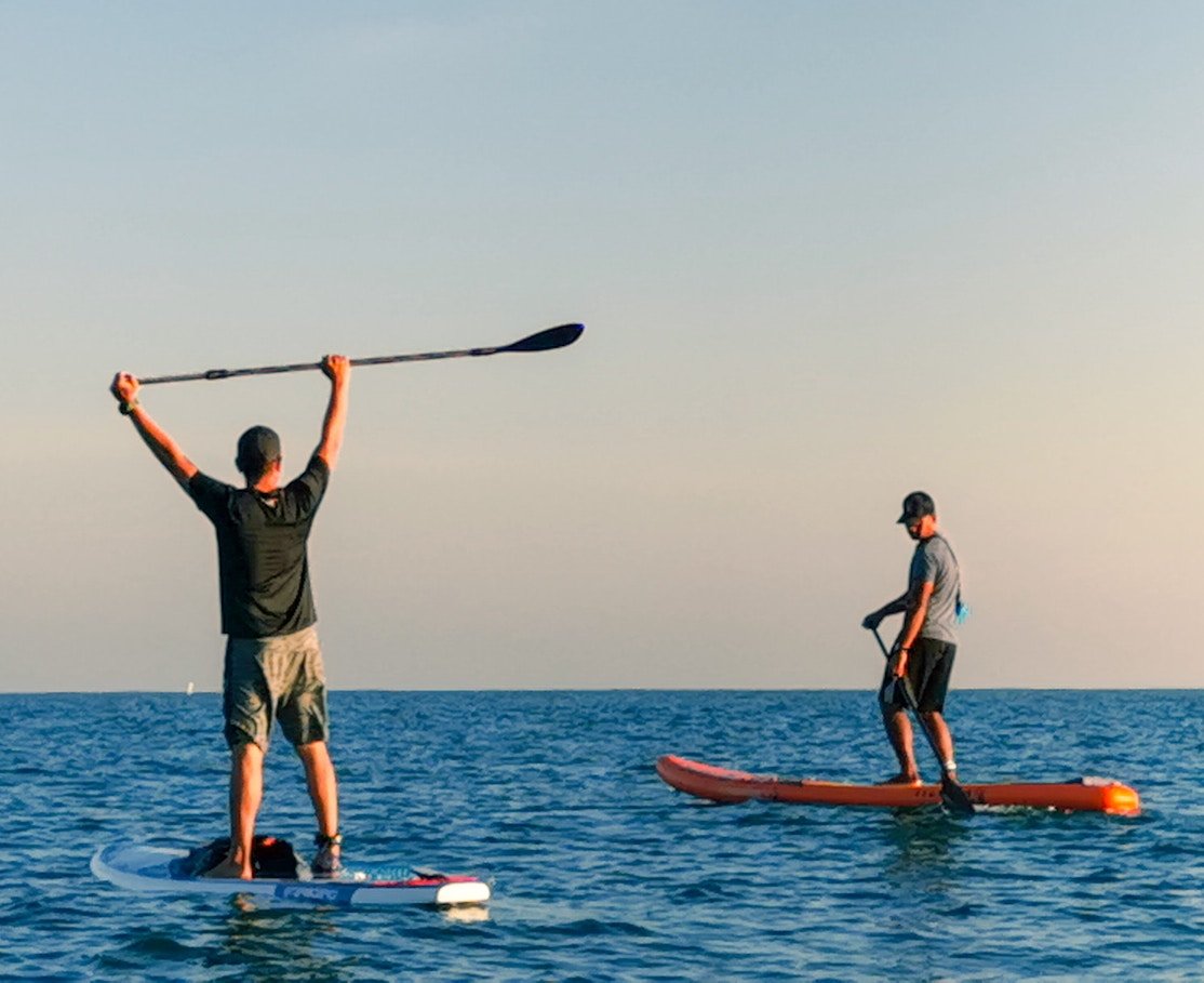 SUP-board van Surfschool Foamball in Texel